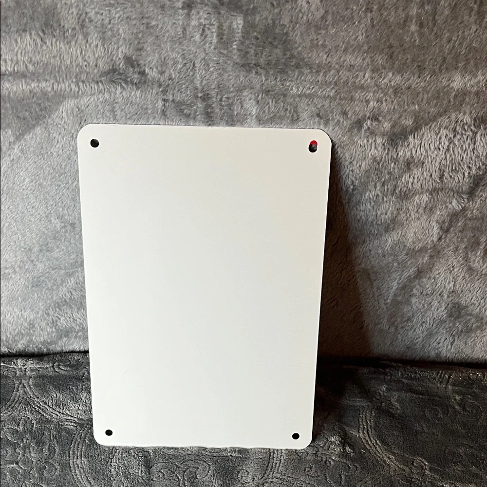 Security Camera Notice Sign - White and Red